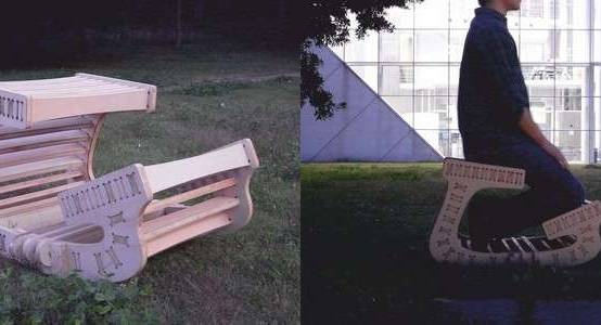 Чертеж стул для балансировки