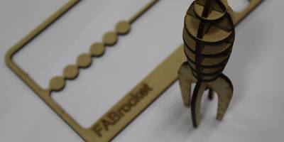 Wooden rocket toy svg