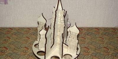 Собор Василия Блаженного подствка на Пасху