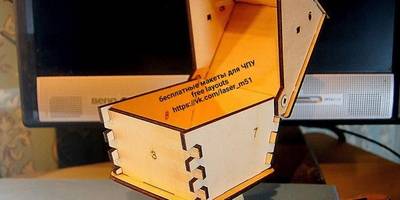 Шкатулка на курьих ножках