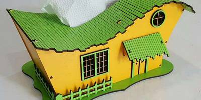 Салфетница домик