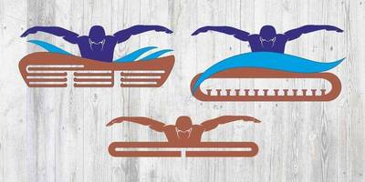 Медальница Плавание 79