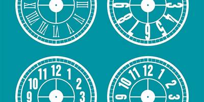 Часы набор циферблатов - 4шт