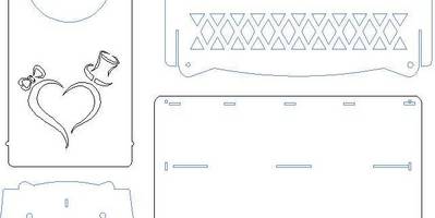 Шкатулка под 2 бутылки
