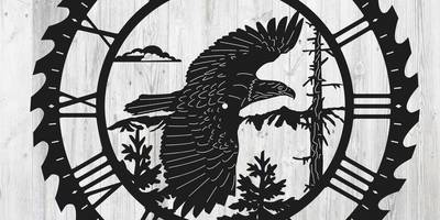 Часы орел в полете