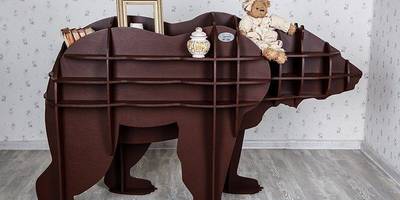 Полка медведь в подарок на 8 марта