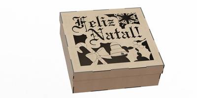 Шкатулка новогодняя natali