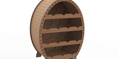 Минибар круглый