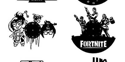 Часы набор с супергероями 6шт