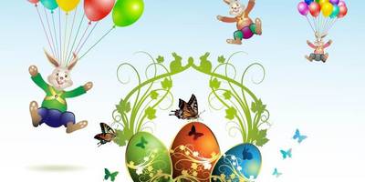 Креативные пасхальные зайцы