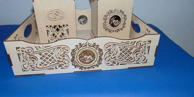 Поднос свадебный