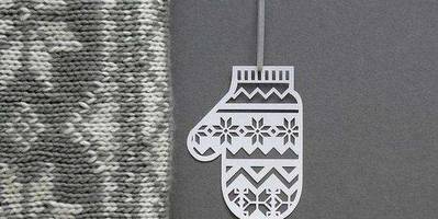 Новогодняя Варежка 104