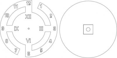 Часы символьные