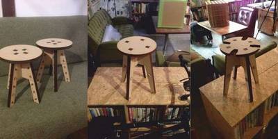 Стул мдф простой