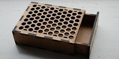 Коробка для карт. фанера 4мм