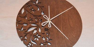 Часы современные из мдф