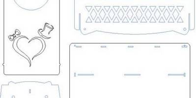 Коробка для 2 бутылок