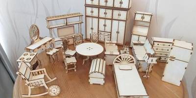Кукольная мебель - набор красивый