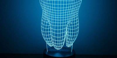 Led светильник зуб