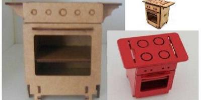 Кукольная мебель - газовая плита
