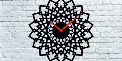 Часы геометрика №4