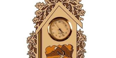 Часы настольные с оленем