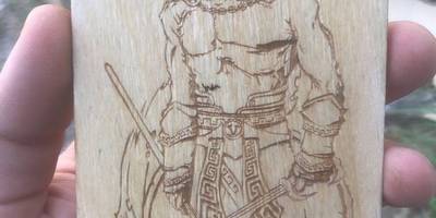 Гравировка на 23 февраля воин