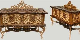 8 марта шкатулка на ножках 3 мм