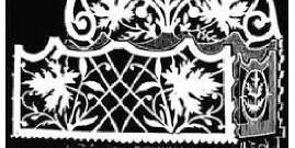 Полка резная