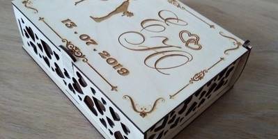 Шкатулка с сердечком и датой