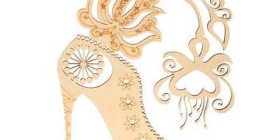 8 марта туфелька для украшений