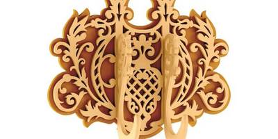 Настенная вешалка с крючками