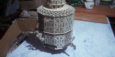 Самовар-конфетница