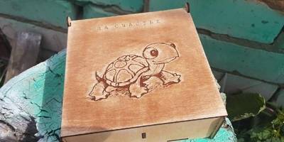 Шкатулка черепашка из 3мм