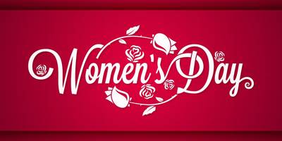 Графика 8 марта красно-белая