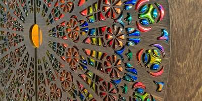 Шкатулка с орнаментом мандалой на 8 марта