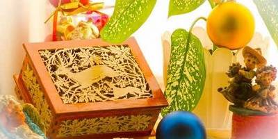 Шкатулка олень 2