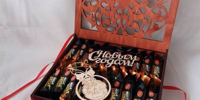 Шкатулка новогодняя под шоколадные конфеты