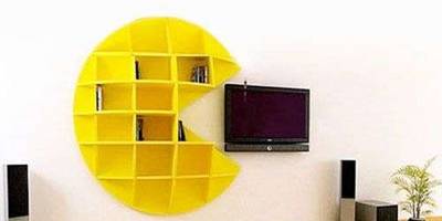 Детская полка пакмен