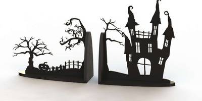 Стопоры для книг хэллоуин