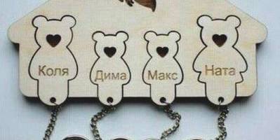 Ключница мишки