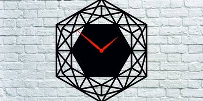 Часы шестиугольник геометрия