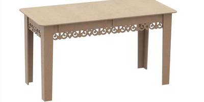 Стол ажурный с ящиком