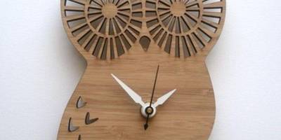 Часы малые с совой