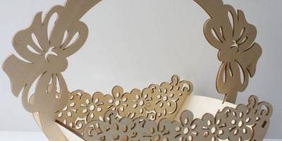 8 марта корзинка для цветов