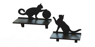 Детская полка с кошками