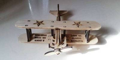 Самолет биплан 6