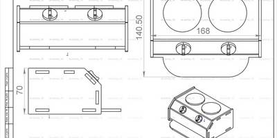 Плитка на две конфорки