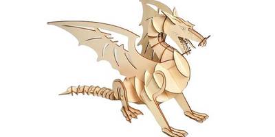 Модель сборного дракона