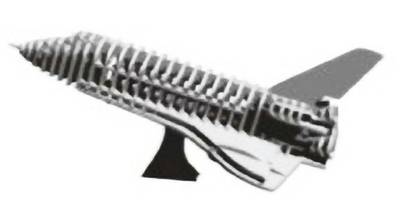 Космический шатл columbia laser cut dxf